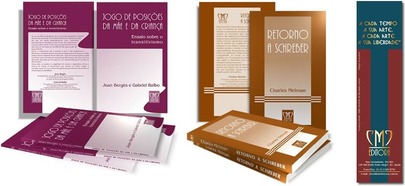 CMC Editora - capas e marcador de livros