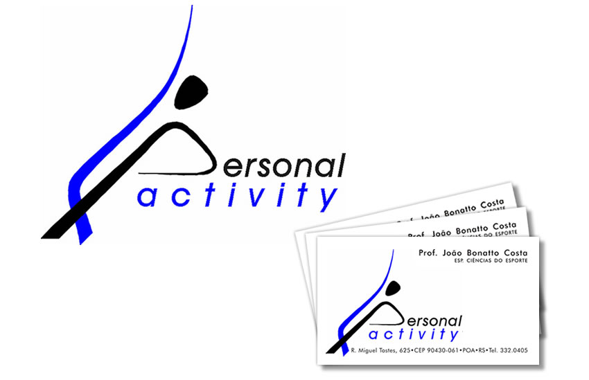 Personal Activity - Logo e cartão