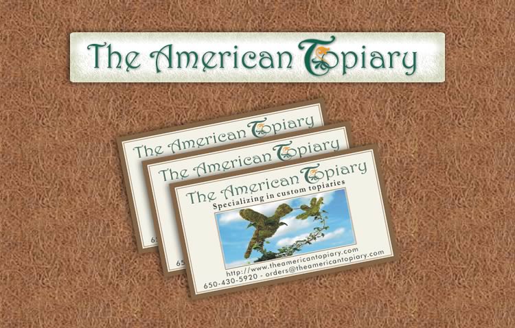The American Topiary - Logo e cartão